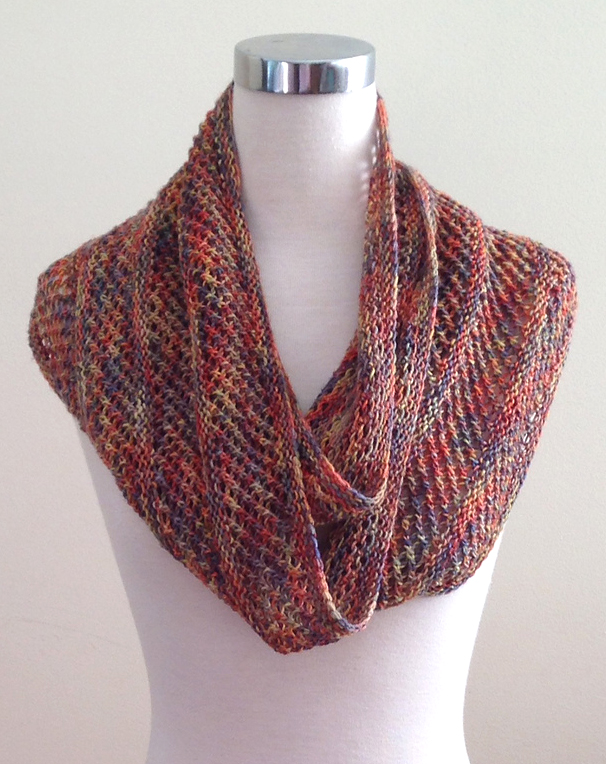 Free Knitting Pattern for BOne Skein Copilot Cowl