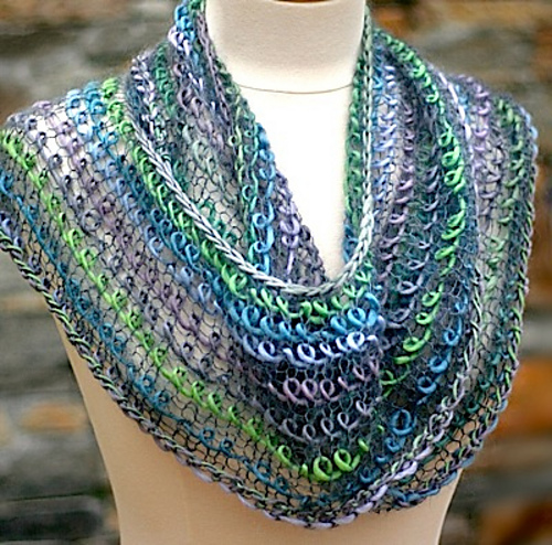 Free Knitting Pattern for Interpretations Scarf