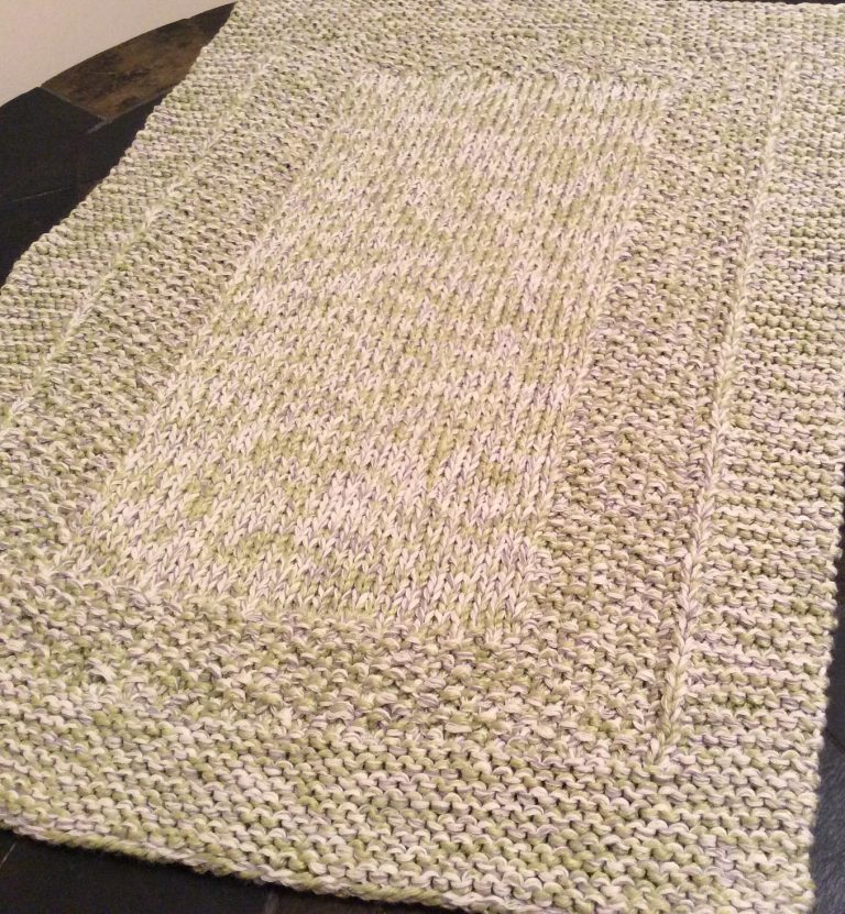 Free knitting pattern for Tender Foot Spa / Bath Mat